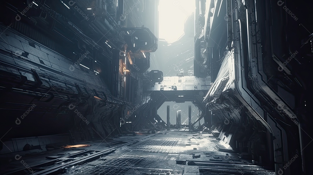 Ilustração de um cenário de jogo