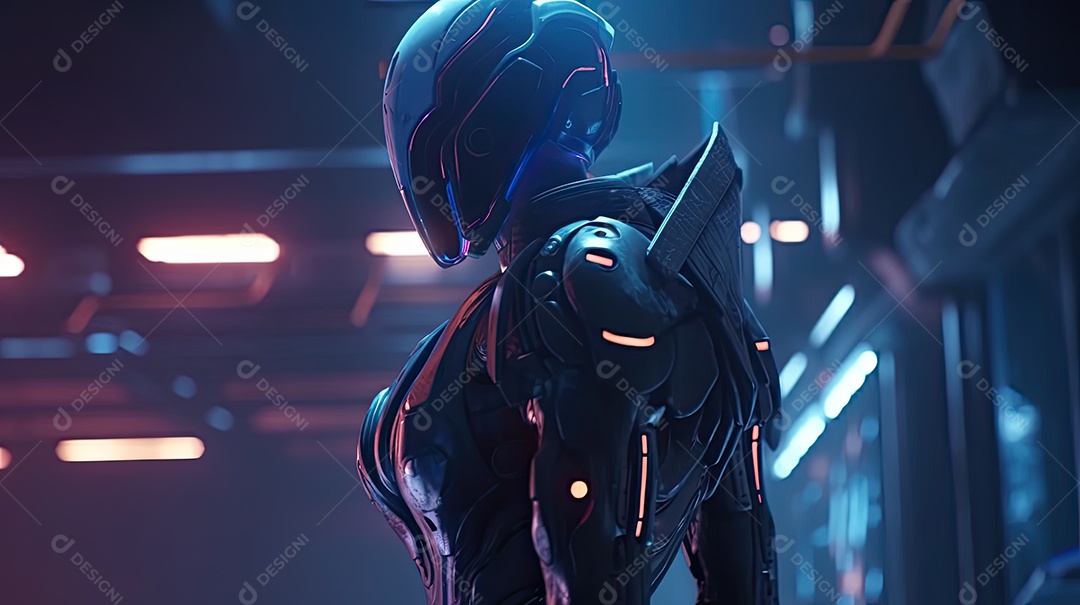 Ilustração de um personagem do jogo