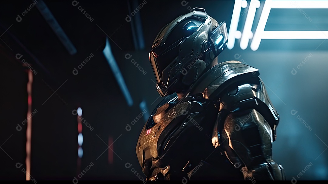 Ilustração de um personagem do jogo