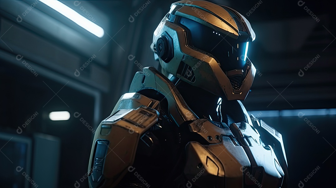 Ilustração de um personagem do jogo