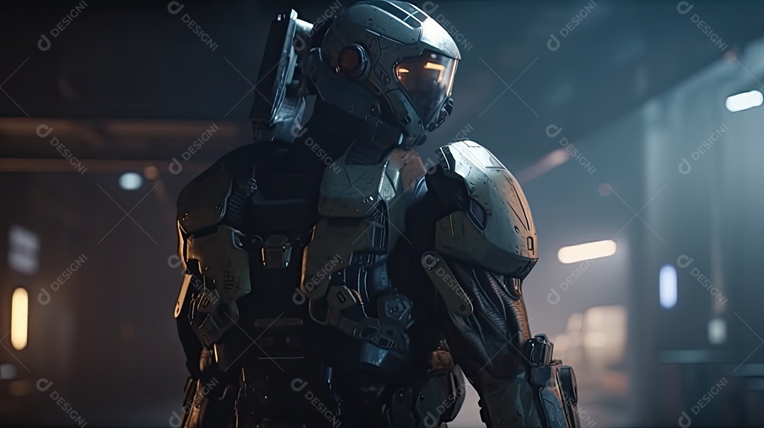 Ilustração de um personagem do jogo