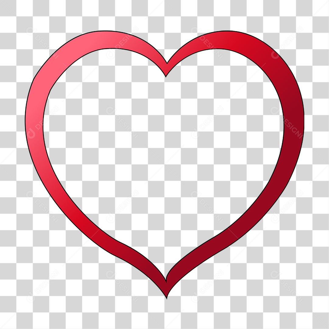 Elemento 3D Corações Cores Amor Para Composição PNG Transparente