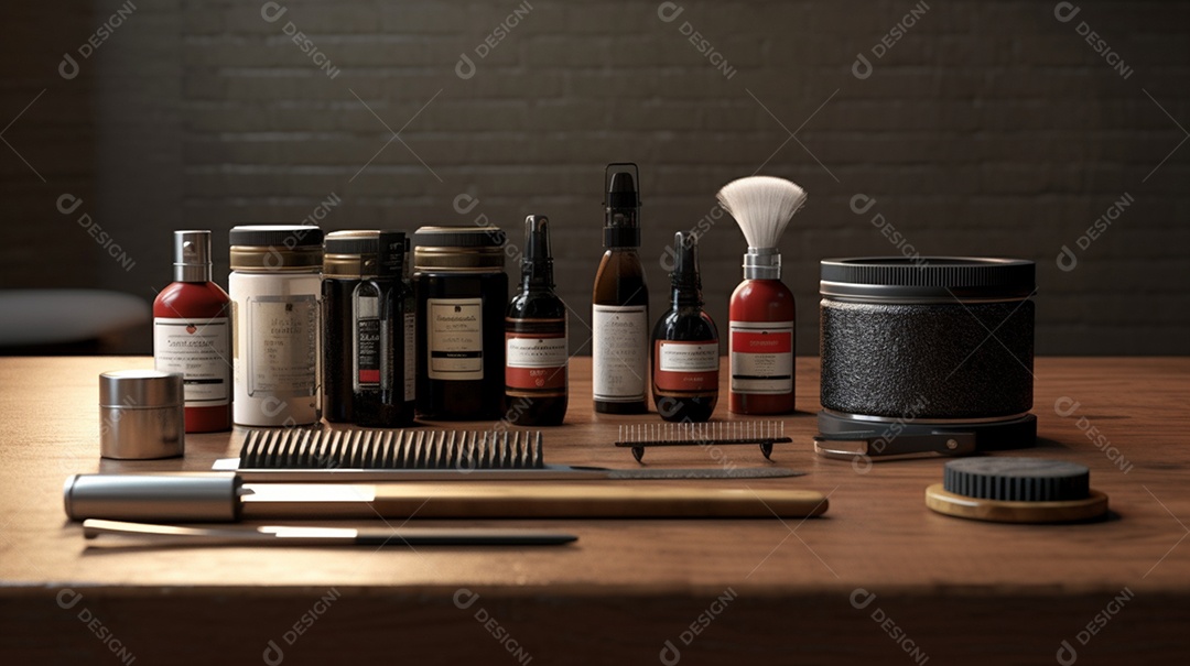 Detalhes dos objetos da barbearia