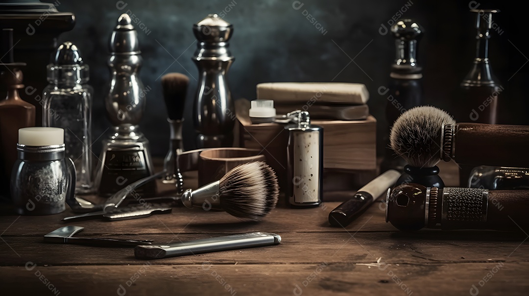 Detalhes dos objetos da barbearia