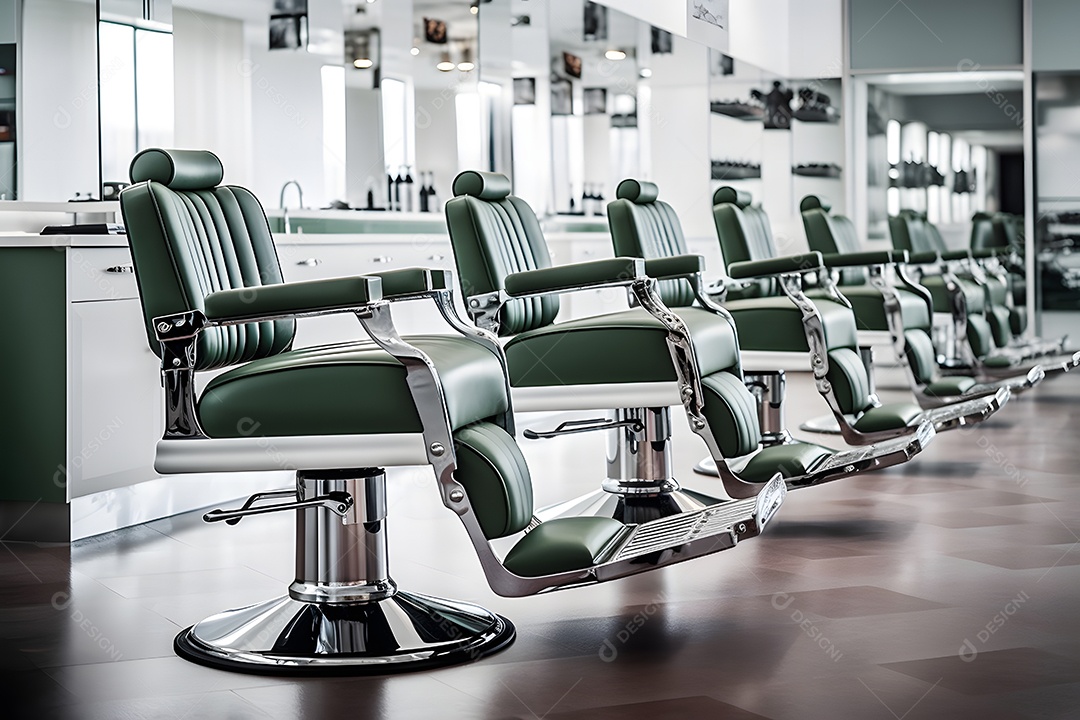 Detalhes da barbearia moderna