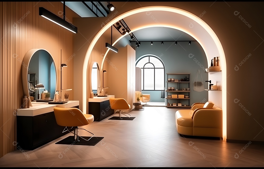 Detalhes da barbearia moderna