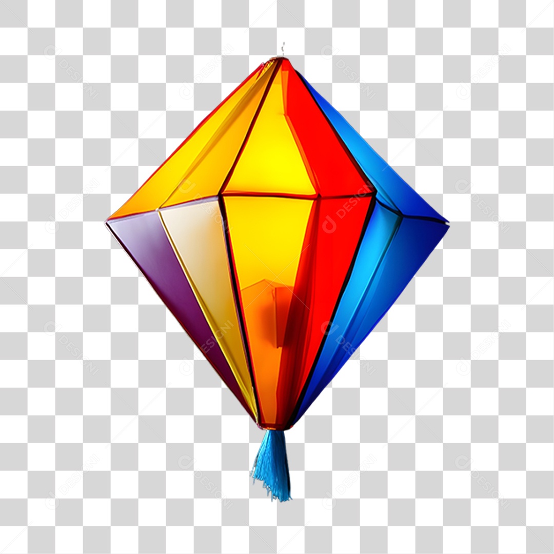 Balão de São João PNG Transparente