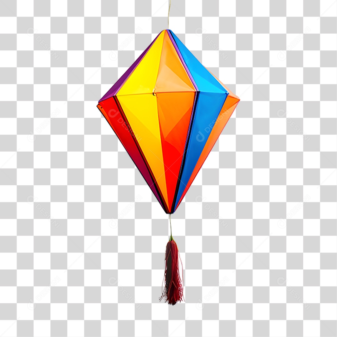 Balão de São João PNG Transparente