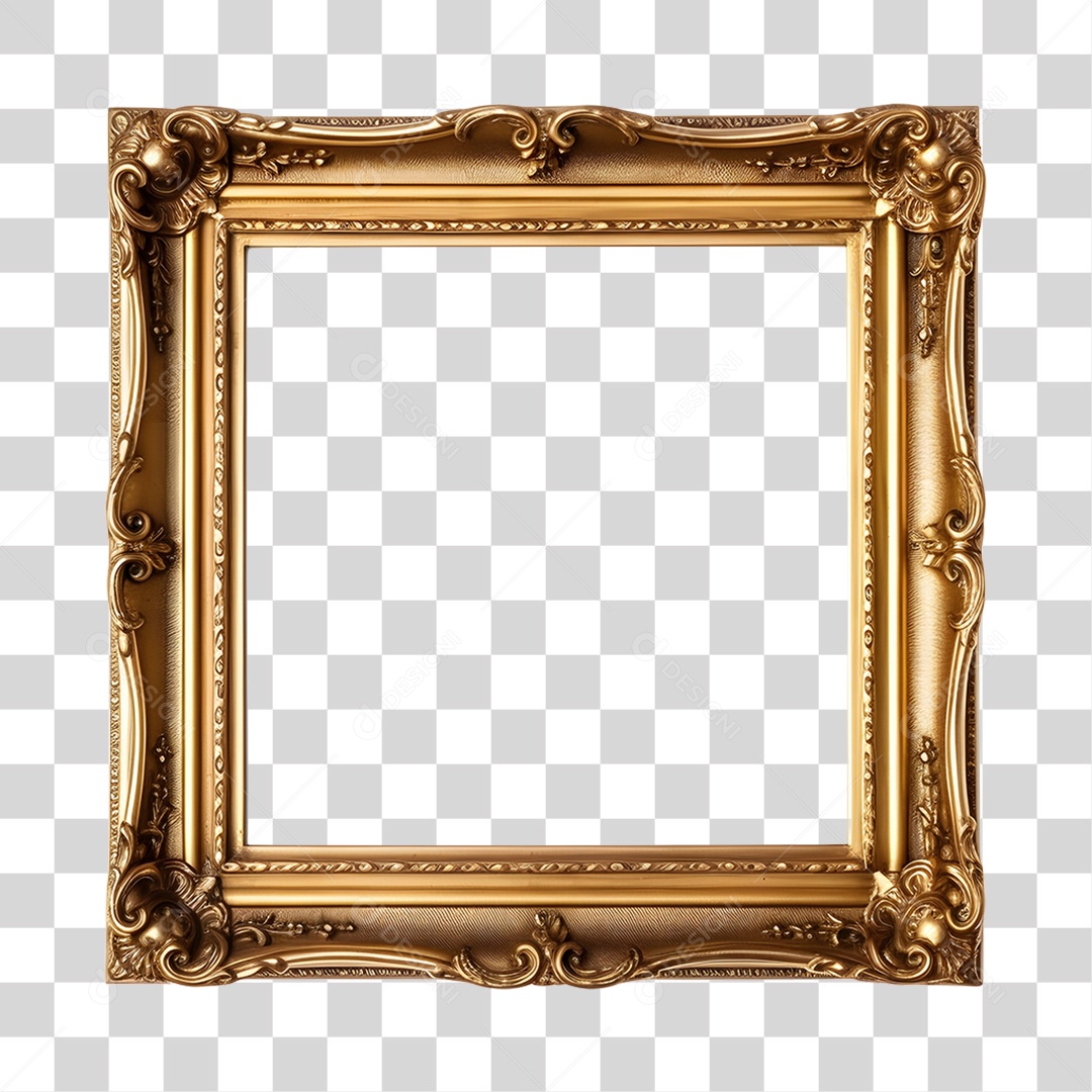 Moldura de quadro PNG Transparente