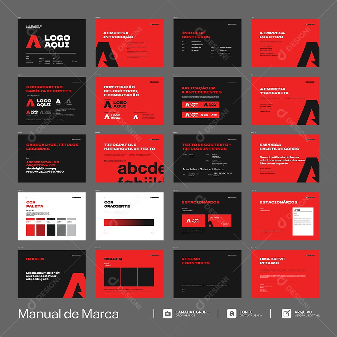 Livro Capa Marca Logotipo EPS