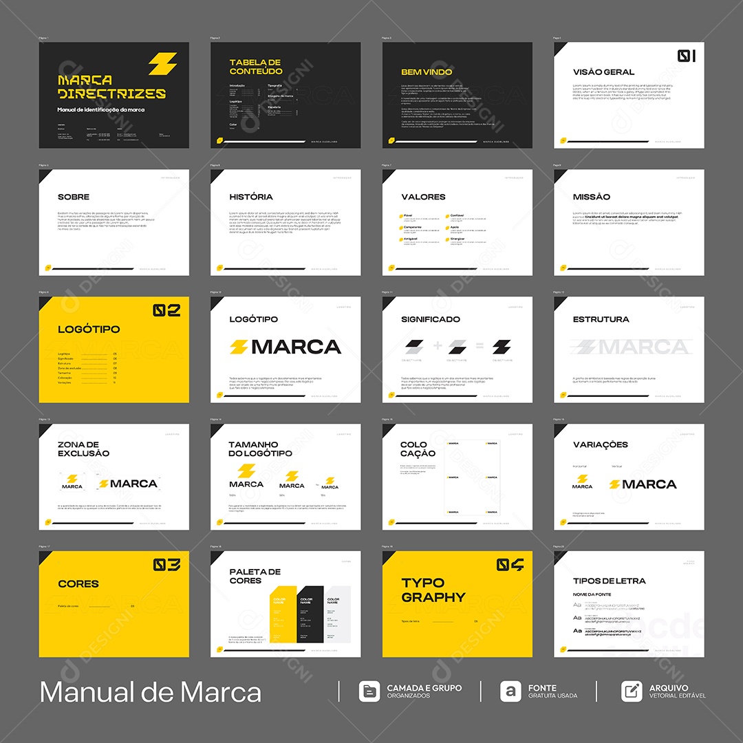 Livro Capa Marca Logotipo EPS
