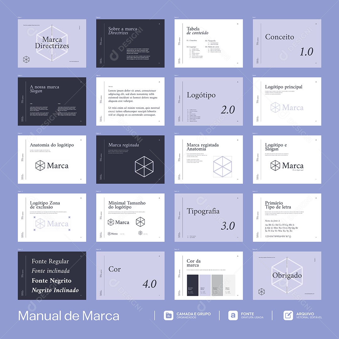 Livro Capa Marca Logotipo EPS