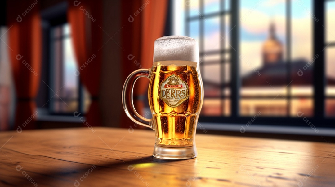 Dia Internacional da Cerveja 4 de agosto Generative AI.