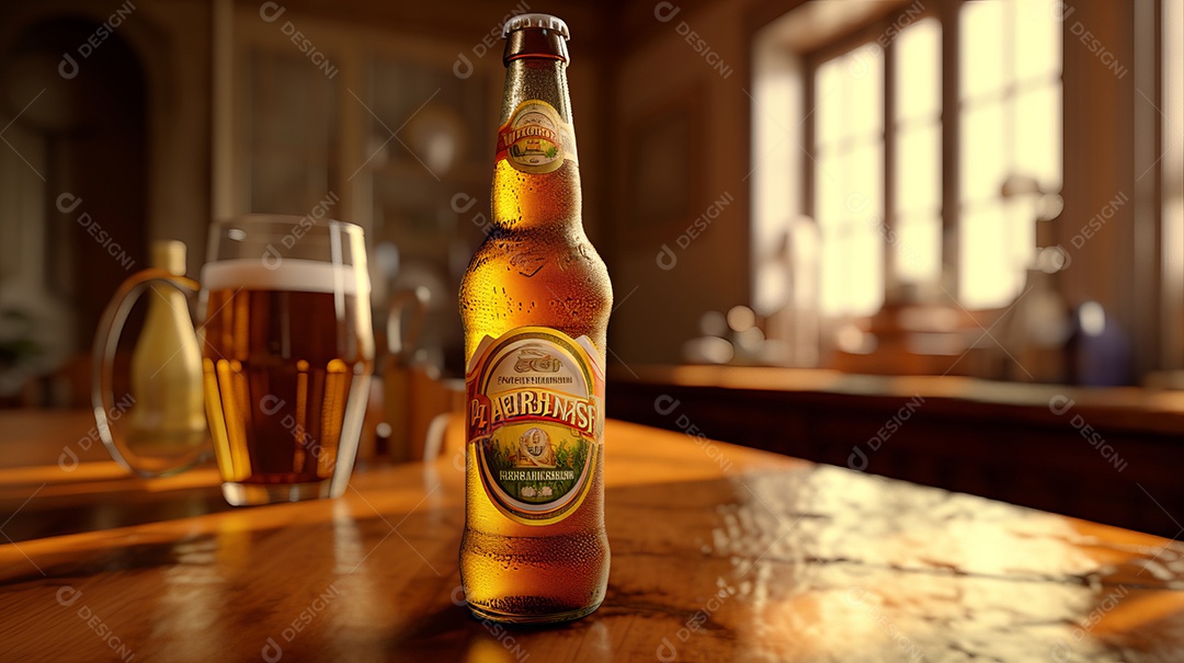 Dia Internacional da Cerveja 4 de agosto Generative AI.