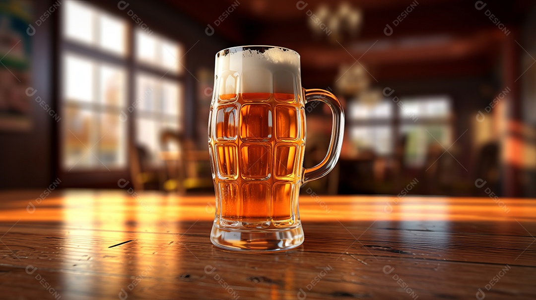 Dia Internacional da Cerveja 4 de agosto Generative AI.