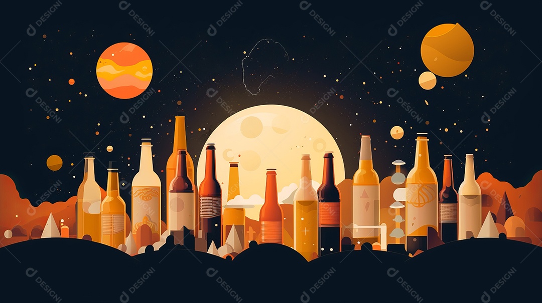 Dia Internacional da Cerveja 4 de agosto Generative AI.