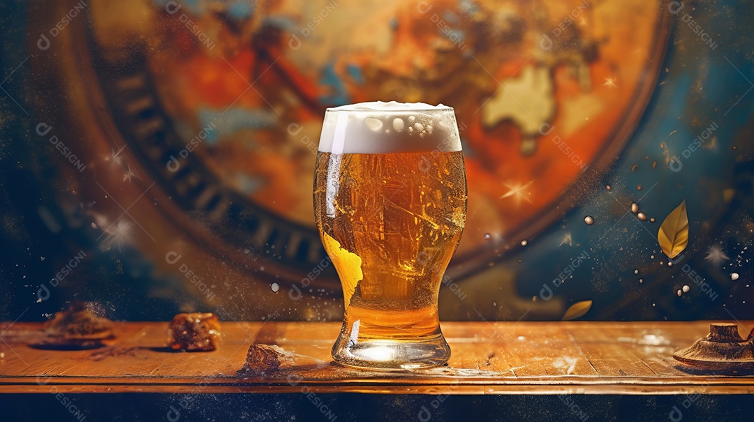 Dia Internacional da Cerveja 4 de agosto Generative AI.