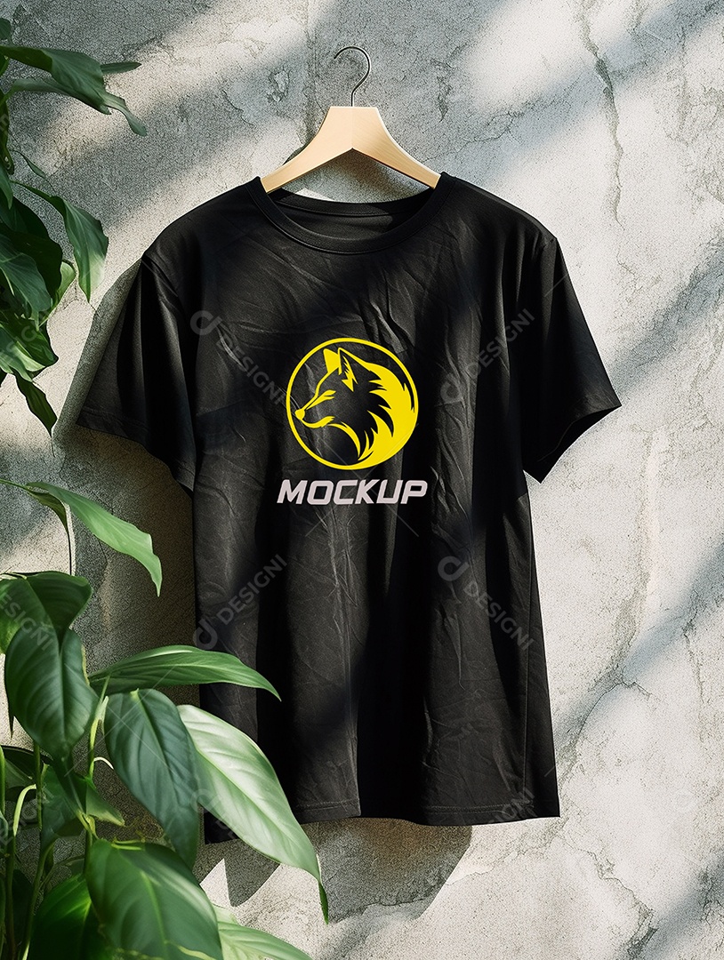 Mockup Camisa Logotipo PSD Editável