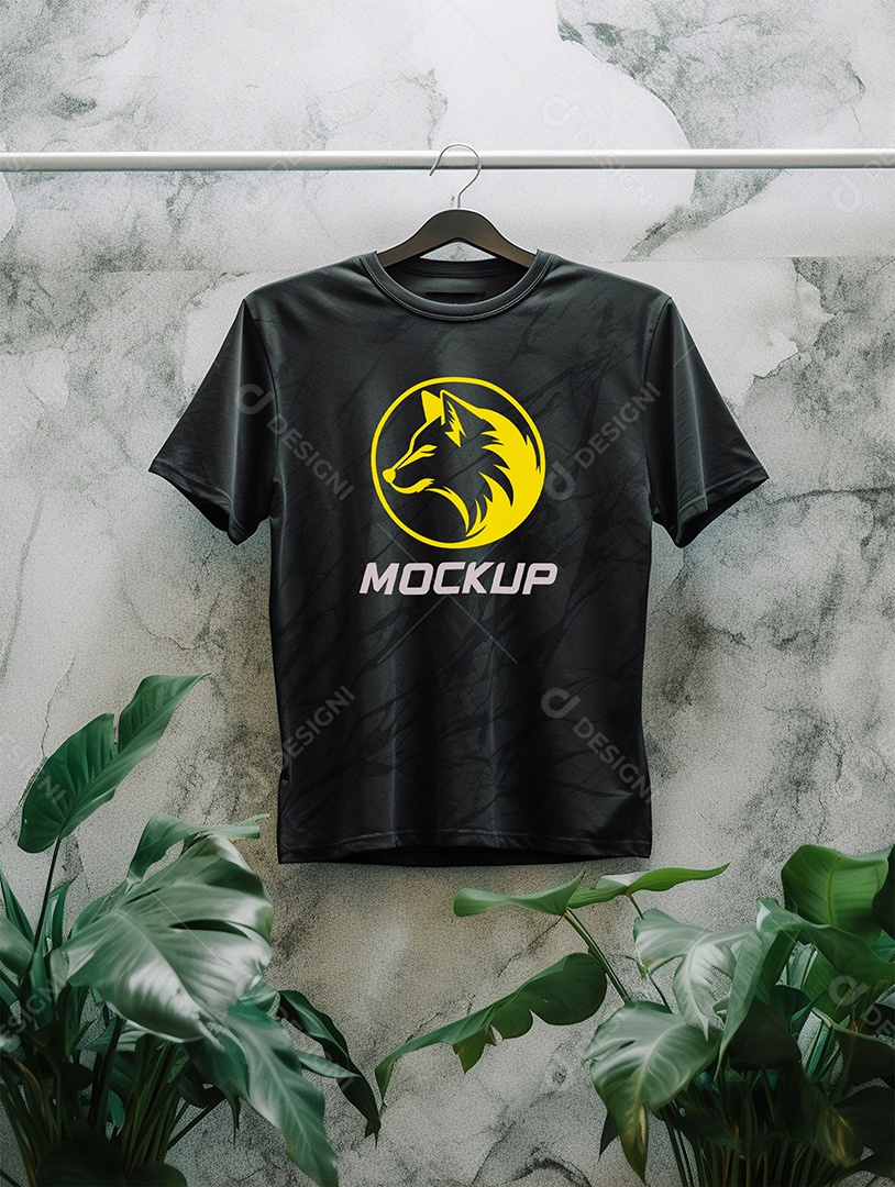 Mockup Camisa Logotipo PSD Editável