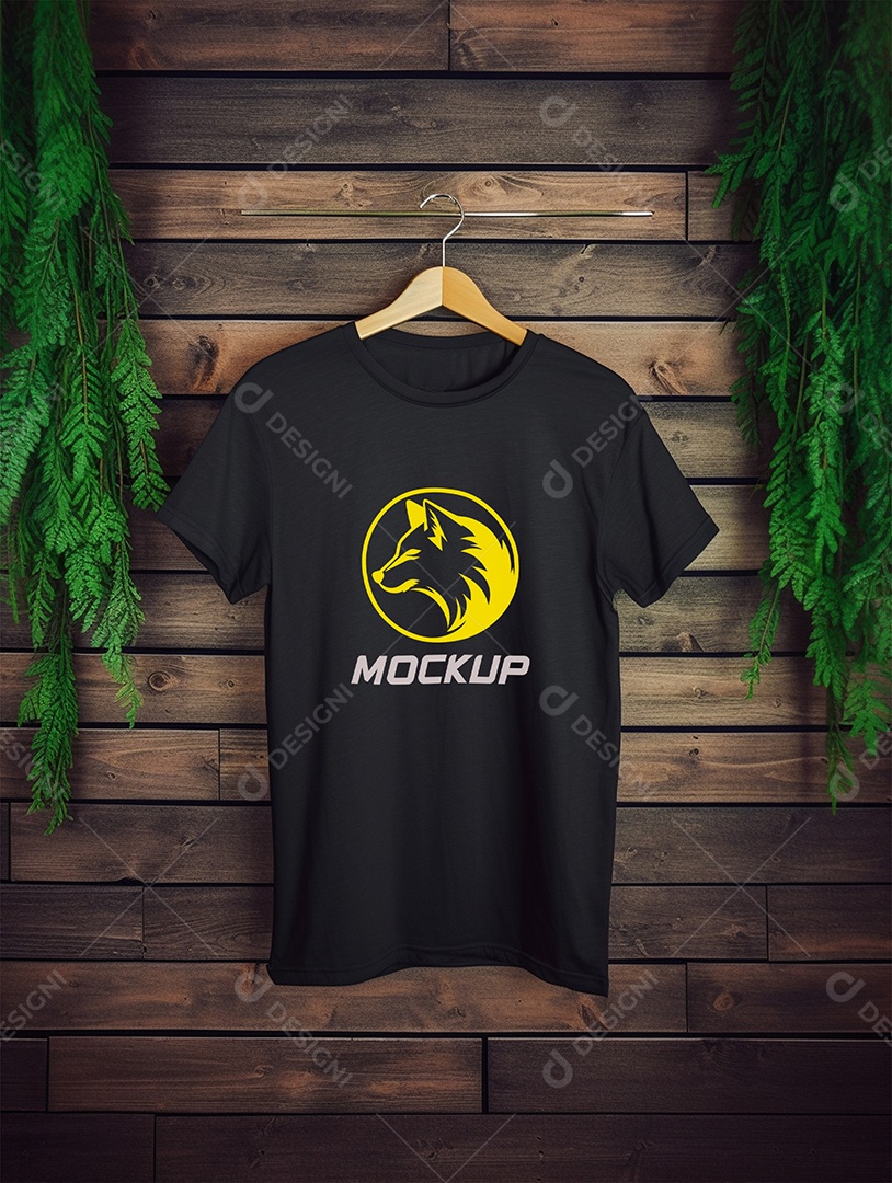 Mockup Camisa Logotipo PSD Editável