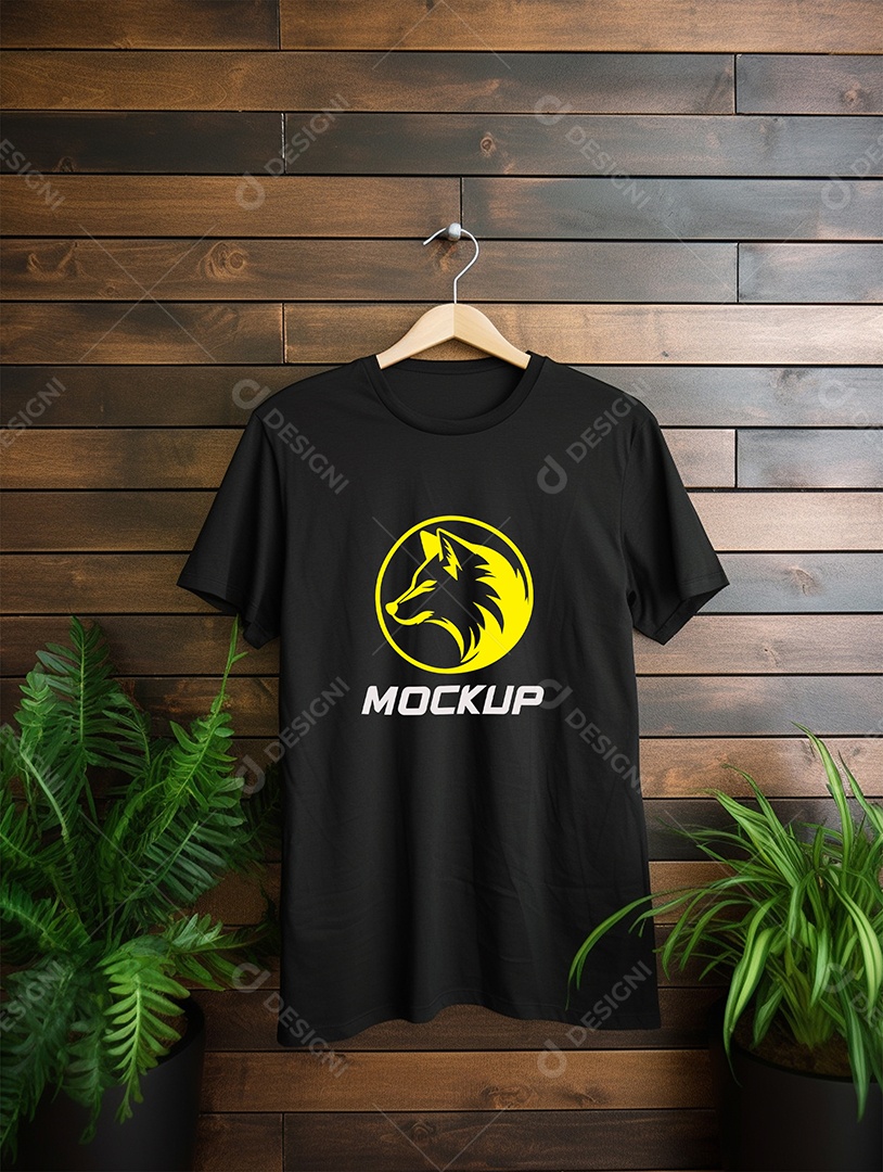 Mockup Camisa Logotipo PSD Editável