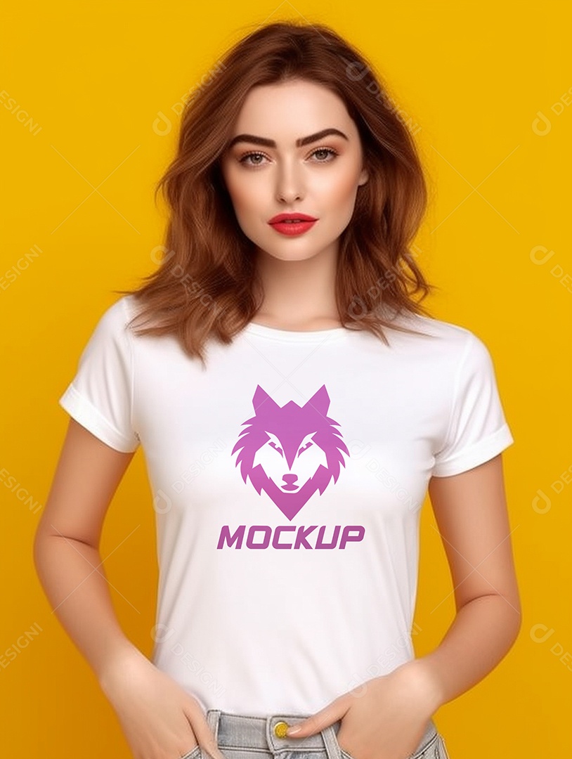 Mockup Camisa Logotipo PSD Editável