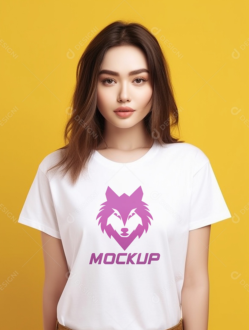 Mockup Camisa Logotipo PSD Editável