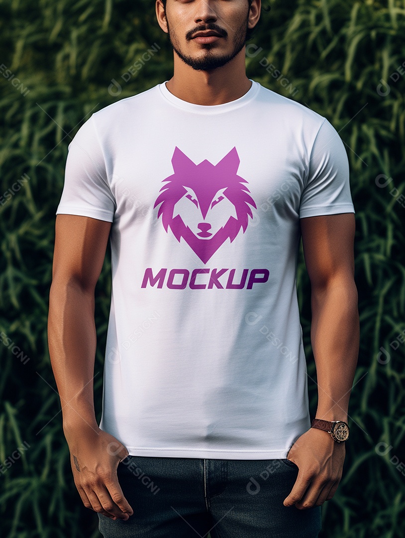 Mockup Camisa Logotipo PSD Editável