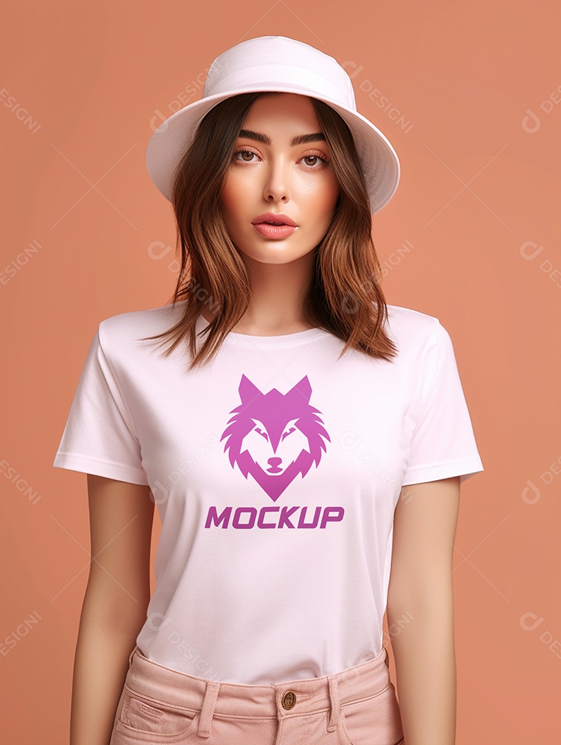 Mockup Camisa Logotipo PSD Editável