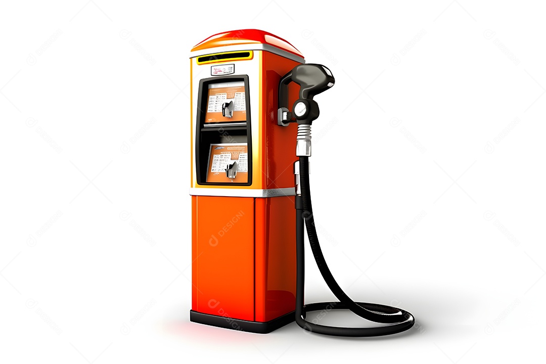 Detalhes da bomba antiga do posto de gasolina