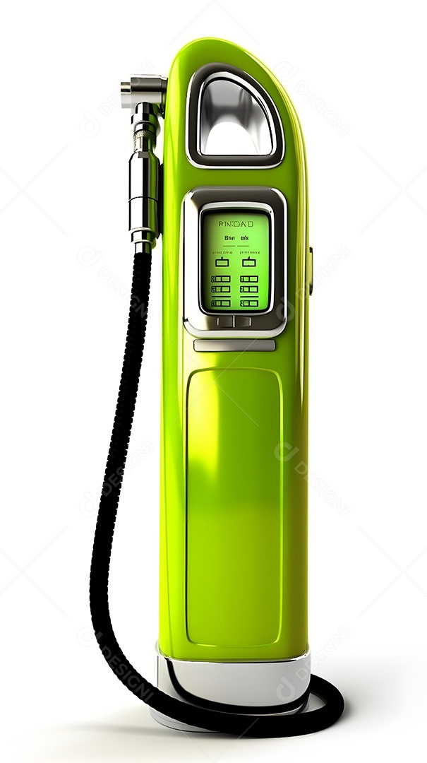 Detalhes da bomba antiga do posto de gasolina