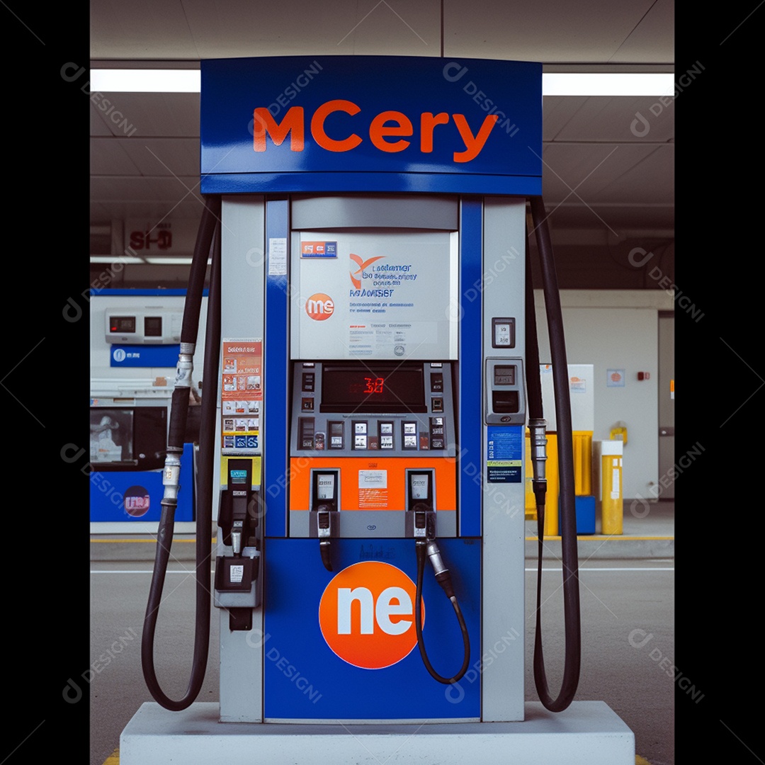 Detalhes das bombas do posto de gasolina