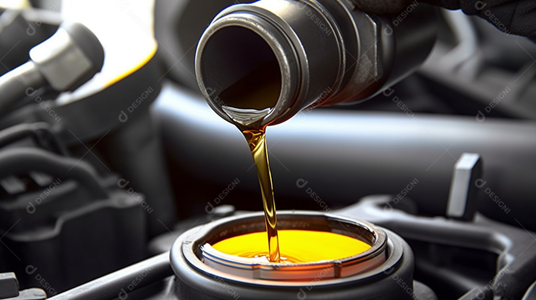 Troca de óleo na oficina