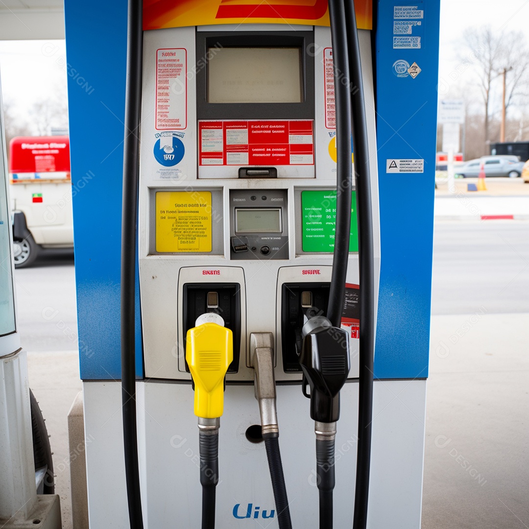 Detalhes da bomba do posto de gasolina