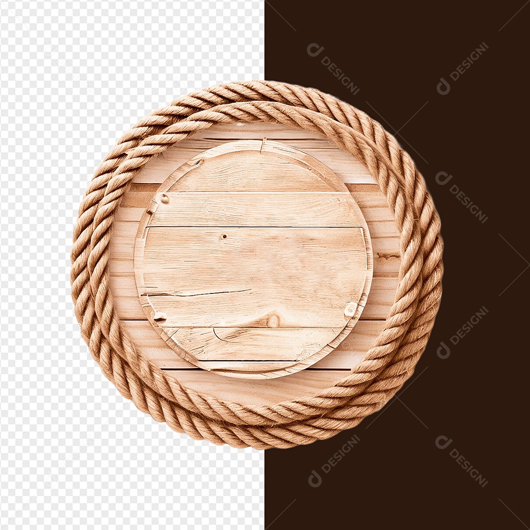 Placa 08 de São João Elemento 3D Para Composição PSD