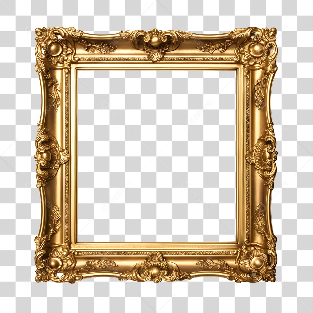 Moldura de quadro PNG Transparente