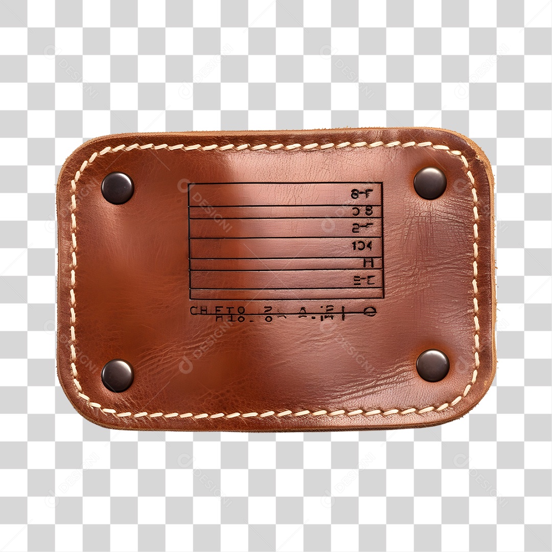 Elemento 3D Carteira De Couro De São João Para Composição PNG Transparente