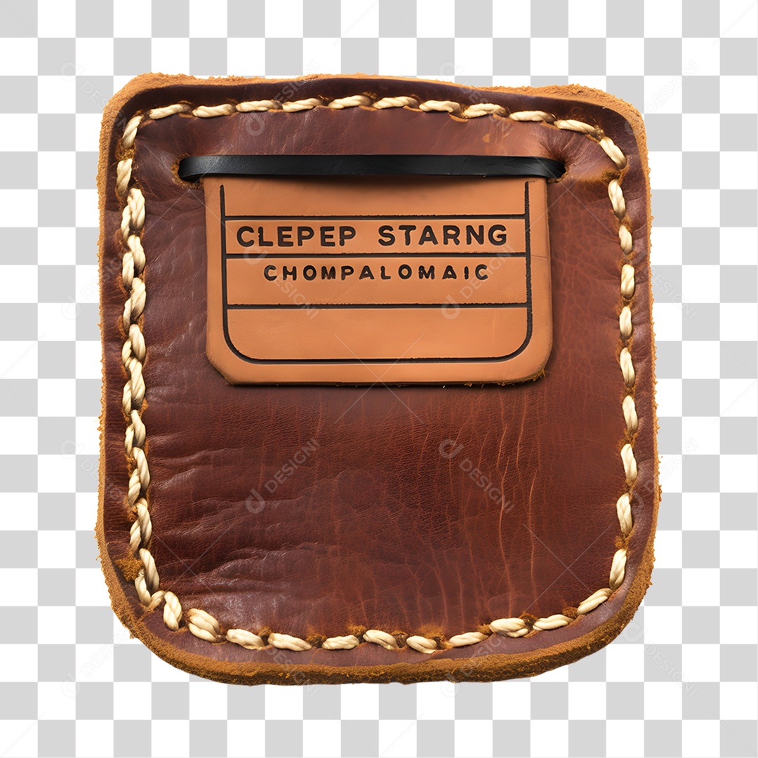 Elemento 3D Carteira De Couro De São João Para Composição PNG Transparente