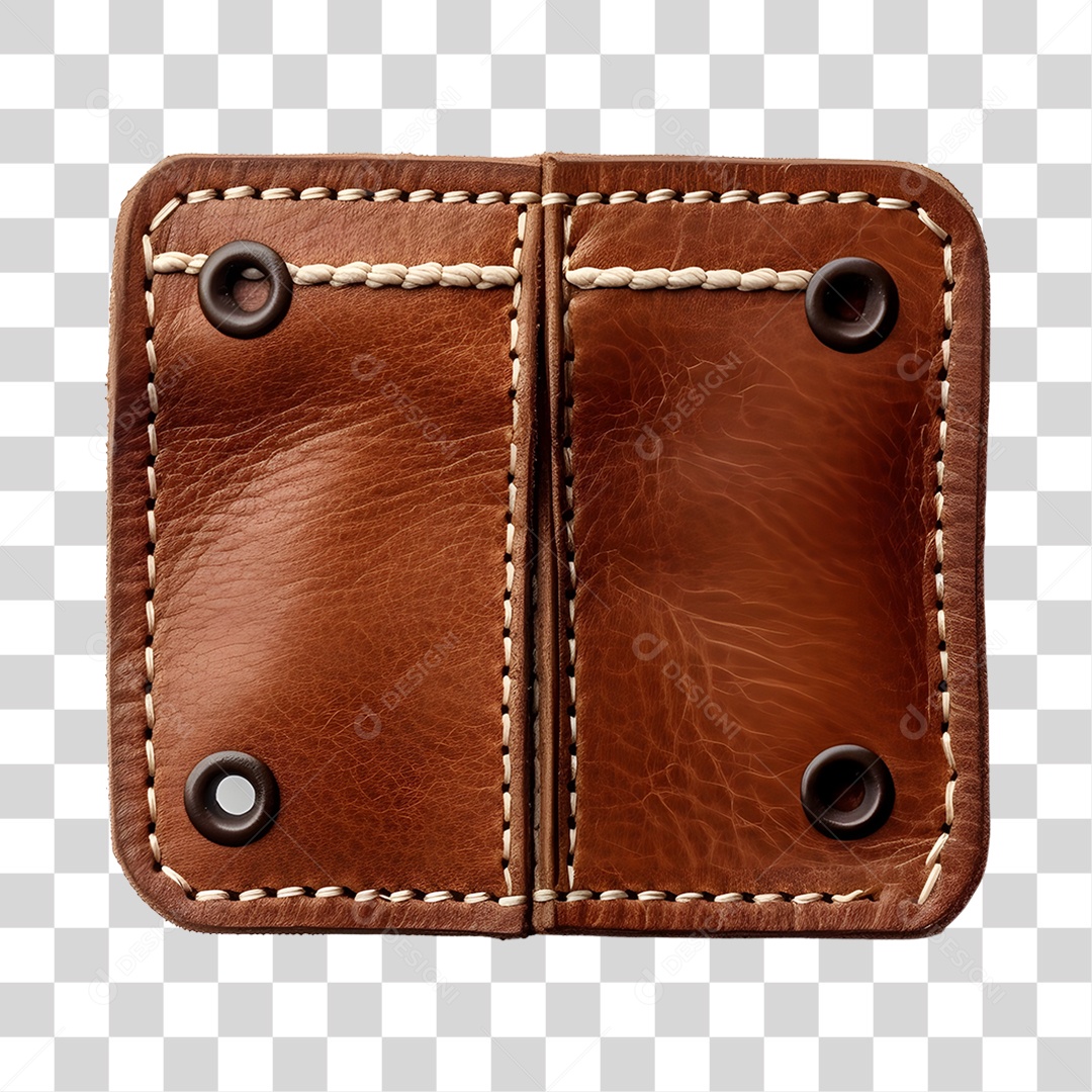 Elemento 3D Carteira De Couro De São João Para Composição PNG Transparente
