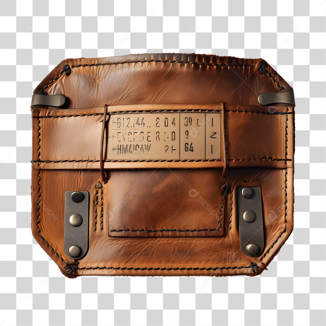 Elemento 3D Carteira De Couro De São João Para Composição PNG Transparente