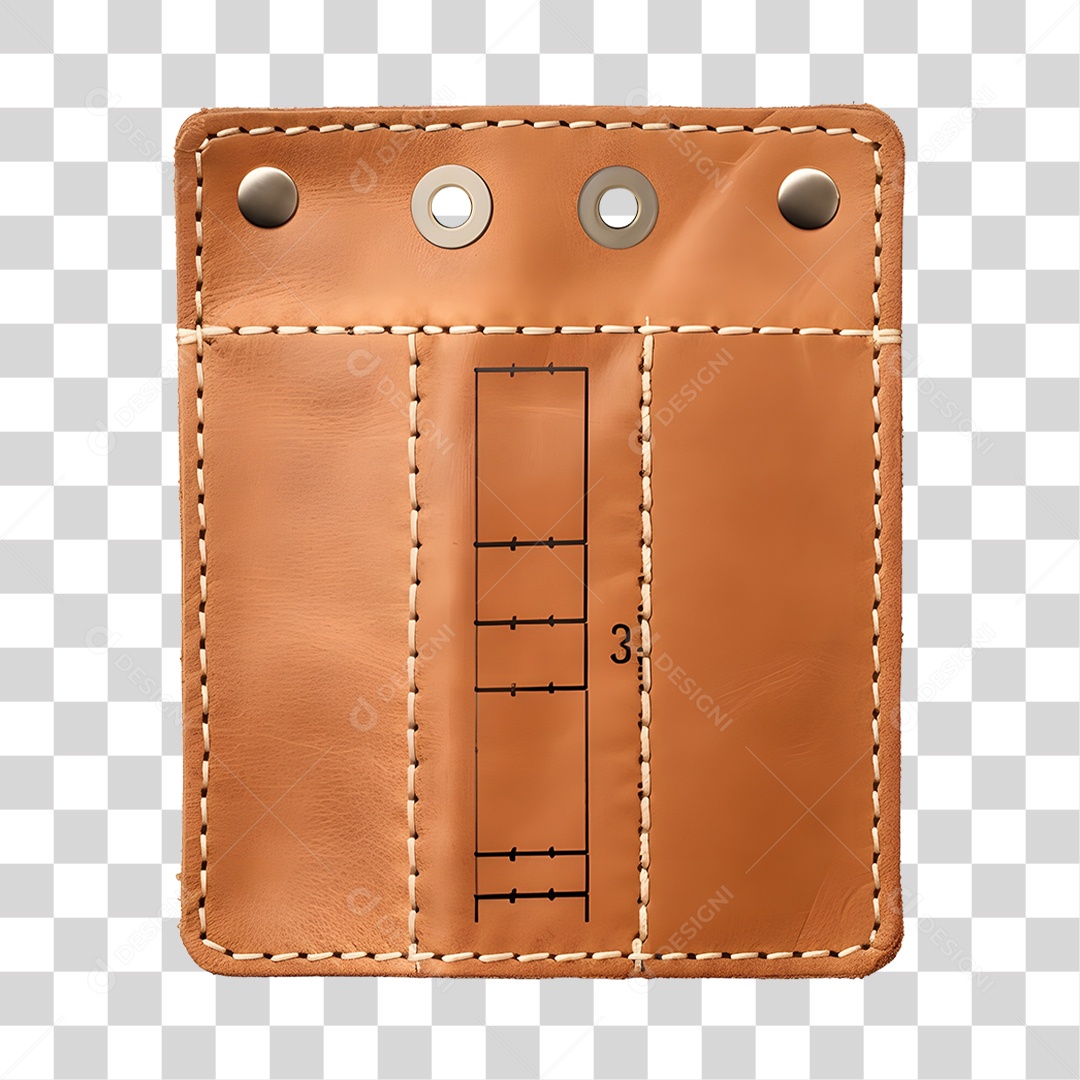 Elemento 3D Carteira De Couro De São João Para Composição PNG Transparente