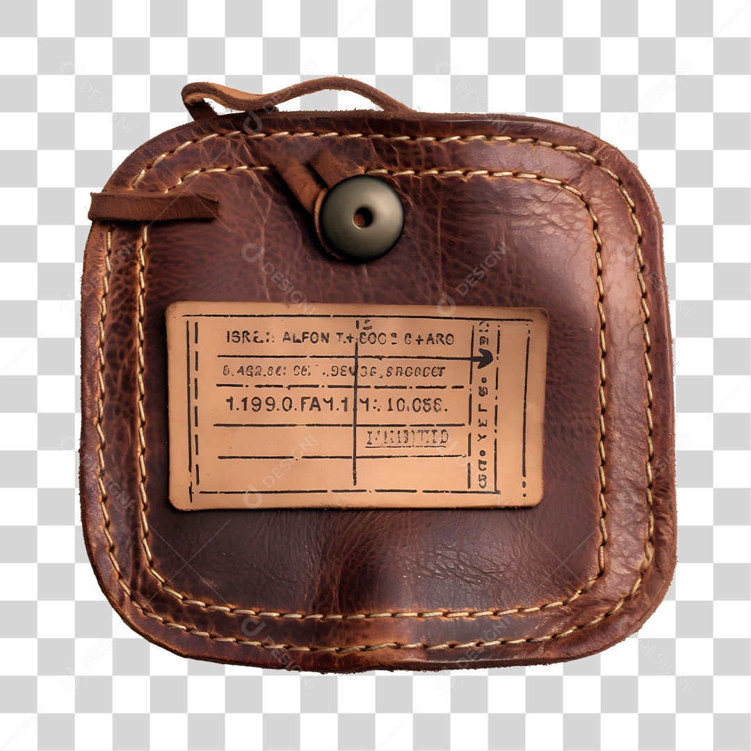Elemento 3D Carteira De Couro De São João Para Composição PNG Transparente
