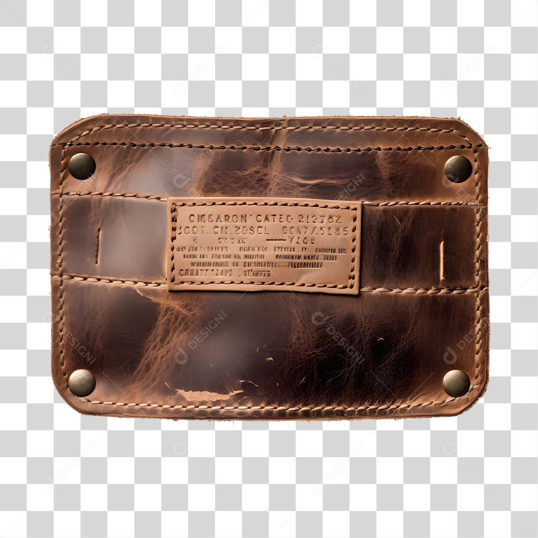 Elemento 3D Carteira De Couro De São João Para Composição PNG Transparente
