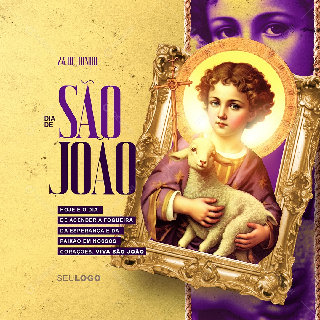 Social Media Dia De São João Fogueira Da Esperança PSD Editável