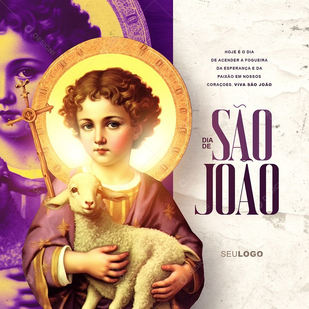 Social Media Dia De São João Paixão em Nossos Corações PSD Editável