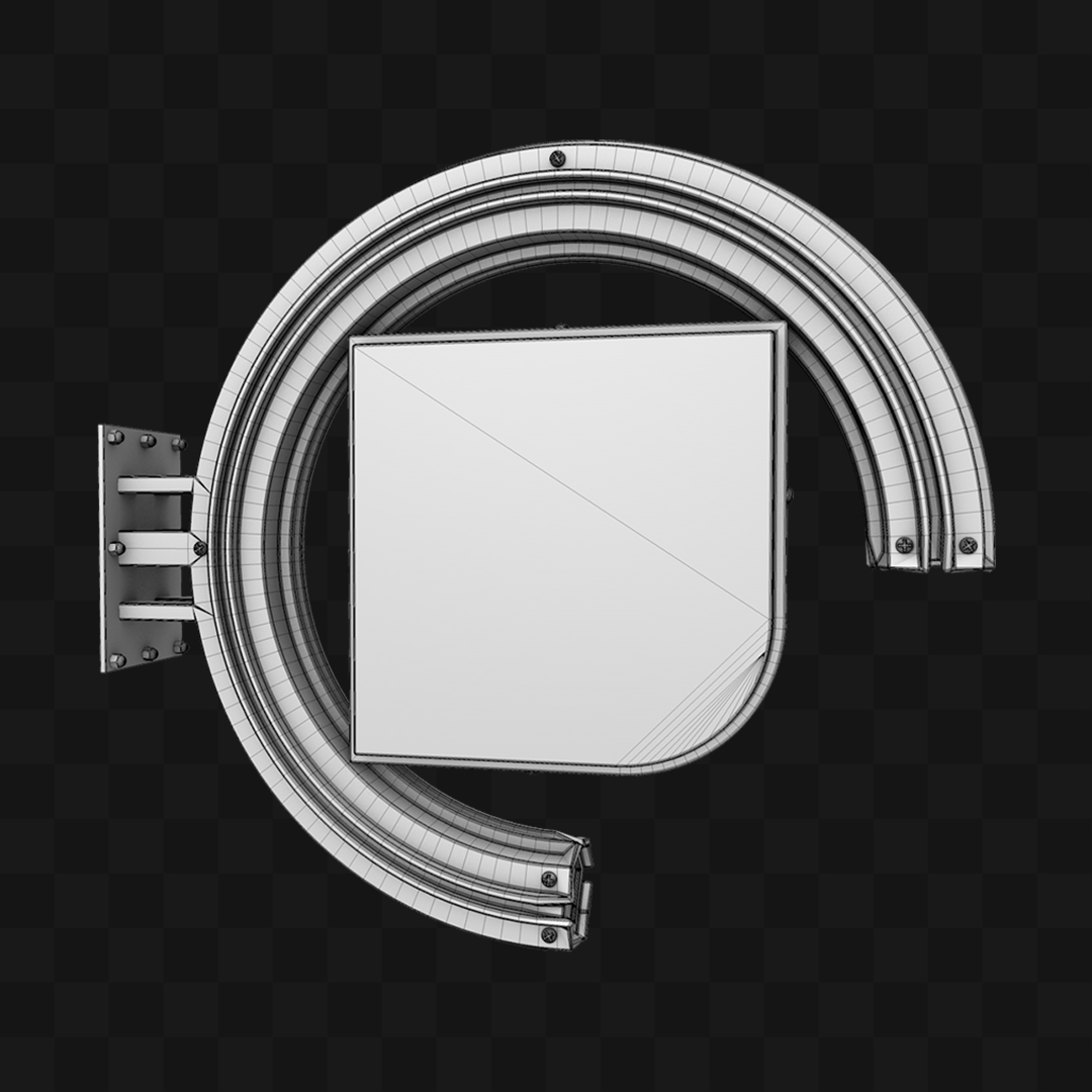 Placa Luminária - Modelo 3D