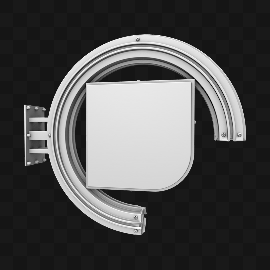 Placa Luminária - Modelo 3D