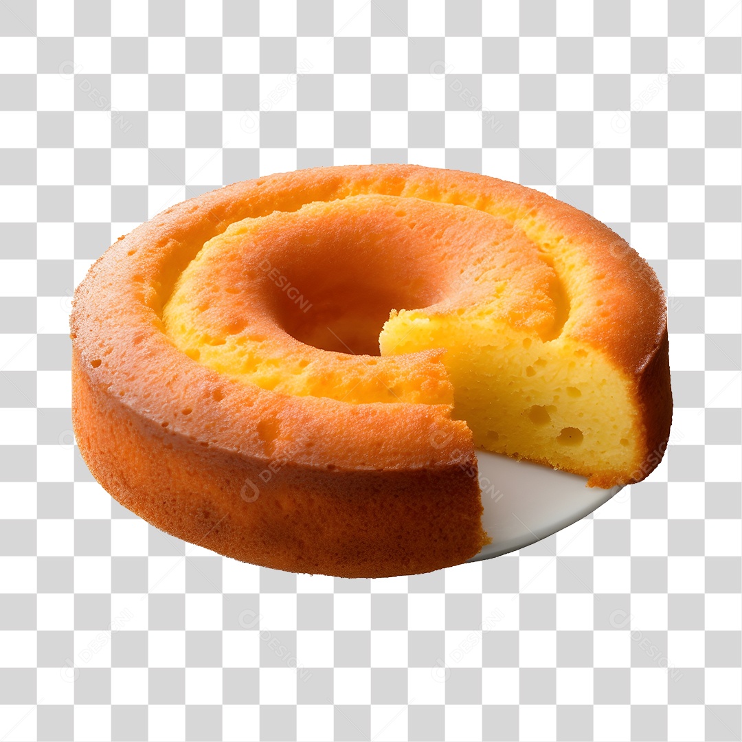 Bolo De Milho PNG Transparente