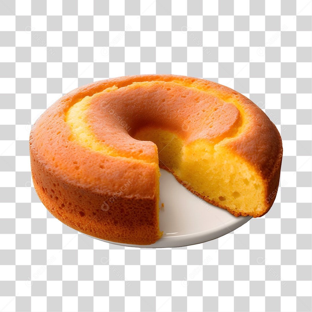 Bolo De Milho PNG Transparente