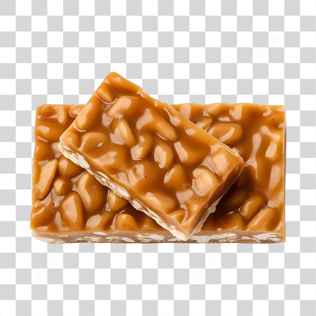 Doce Pé De Moleque PNG Transparente